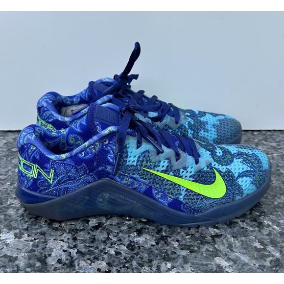 Nike Metcon 6 AMP Paisley CZ0602-434 Blue Volt Training Shoes Men’s Size 7.5 main image 6